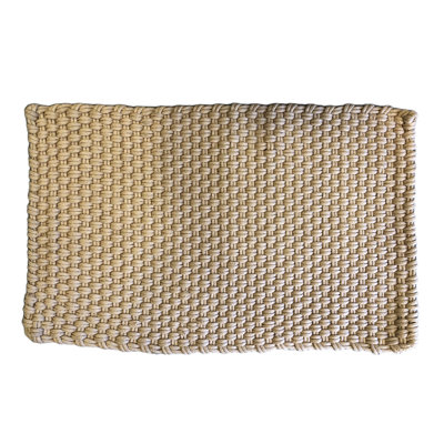 Sand Roped Braid Mat Size 2X3