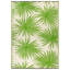 Tapis intérieur / extérieur vert / ivoire Andalyn-2111264066