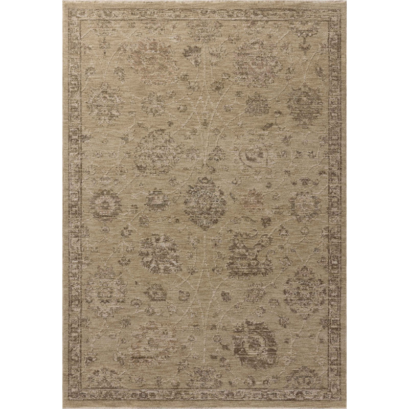 Tapis blé / Bungalow Bungalow Rose Wrobel, Tapis de couloir 2 pi 7 po x 10 pi