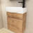 Edgerrin 16 " W Wall Mounted Cloakroom Vanity Bathroom Vanity With Ceramic Top
