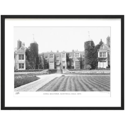 Long Melford, Kentwell Hall 1895 by Francis Frith - Single Picture Frame Print