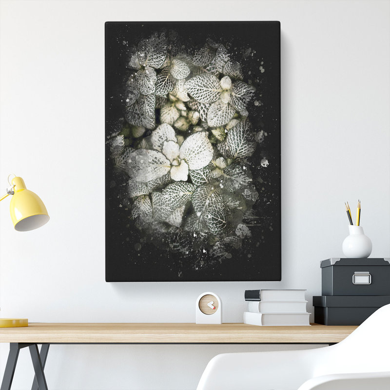 Plant Leaves Abstract - Wrapped Canvas, 50cm H x 35cm W x 3cm D