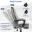 Fauteuil de bureau inclinable avec massage Junichiro, fauteuil de bureau ergonomique avec repose-pieds-2104931924