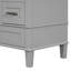 Meuble-lavabo moderne avec lavabo, 1 porte à fermeture douce et 3 tiroirs-106757384