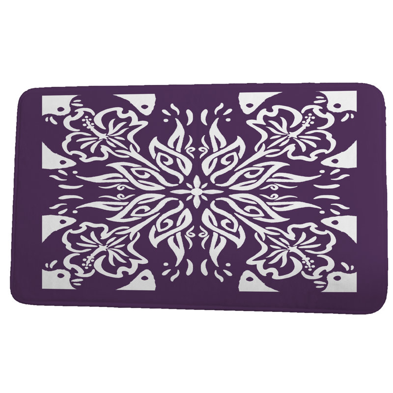 Tapis pour salle de bain Louie, l 24 po x L 36 po, Mauve