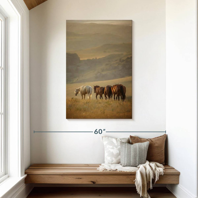 Brampt Sunkissed Horses VI, H 45 po x l 30 po
