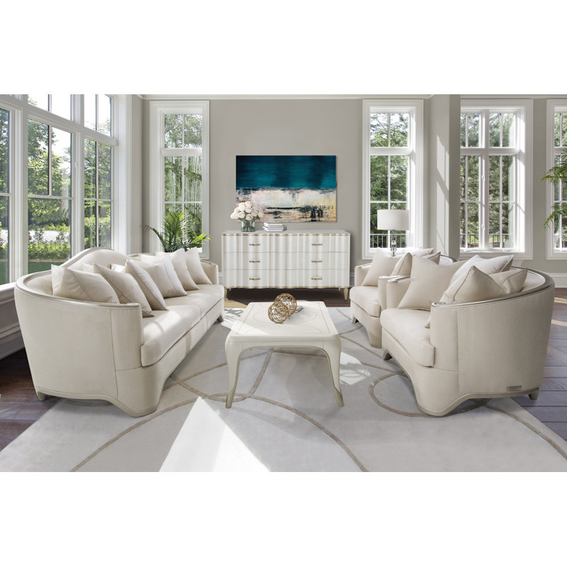 London Place 105'' Recessed Arm Sofa