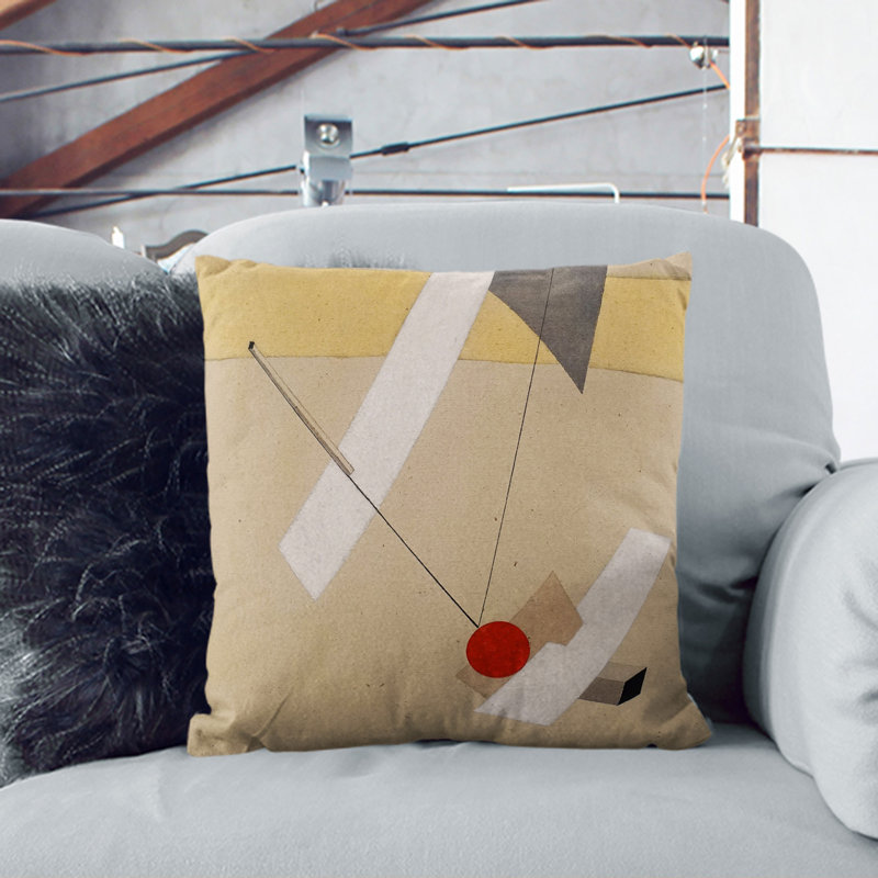 Proun 12E Square Throw Cushion, 40cm H x 40cm W x 15cm D