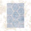 Tapis gris / bleu Jessa Ikat-2070886630
