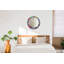 Huldar Glass Flat Wall Mirror