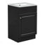 Meuble-lavabo avec lavabo et tablette réglable-5898092