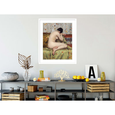 «A Modern Magdalen» par William Merritt Chase, impression giclée encadrée