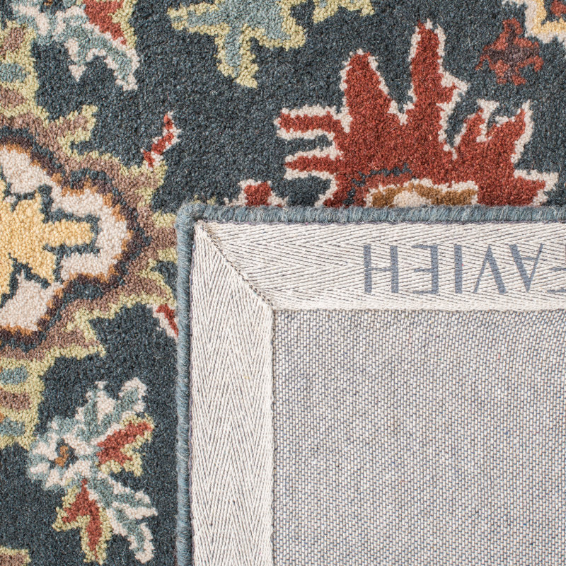 Tapis oriental en laine touffeté à la main Parul, Carré 6 pi