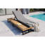 Chaises de patio avec dossier réglable à 5 positions, coussins et table d'appoint en bois-165125730