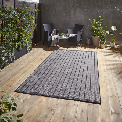 Johana area rug Machine Woven Rectangle Black