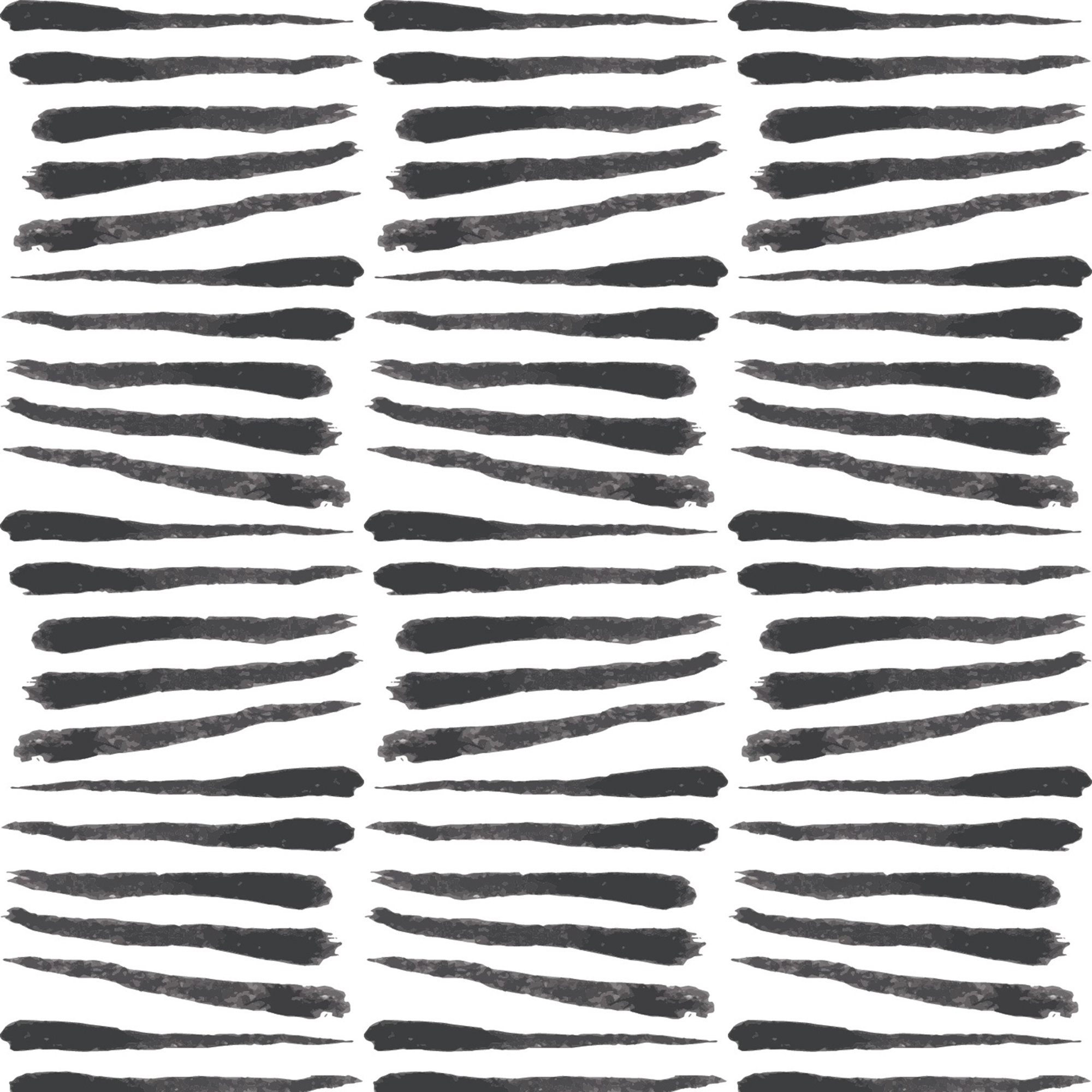 Nomad Modern Striped Peel & Stick Wallpaper, Non-pasted, Black/White