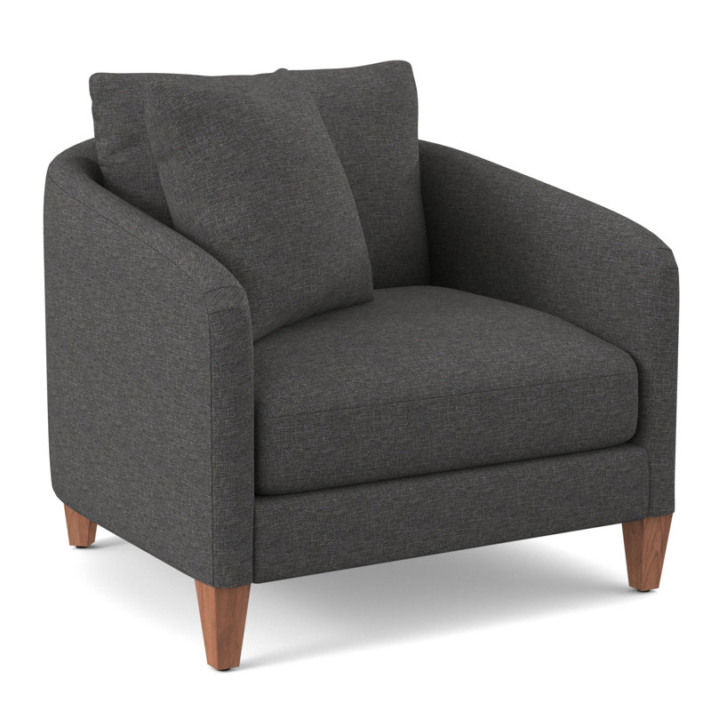 Fauteuil en polyester de 38 po de largeur, Thrillist Denim Sustain®