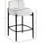 Brixen Upholstered Counter Stool with Metal Frame-537909005