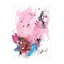 Orren Ellis Melissa Wang Shimmer Blush I, art mural sur toile-33753235