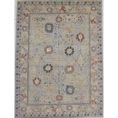 Transitional One-of-a-Kind Rectangle 8'10" X 11'11" Hand Knotted Area Rug