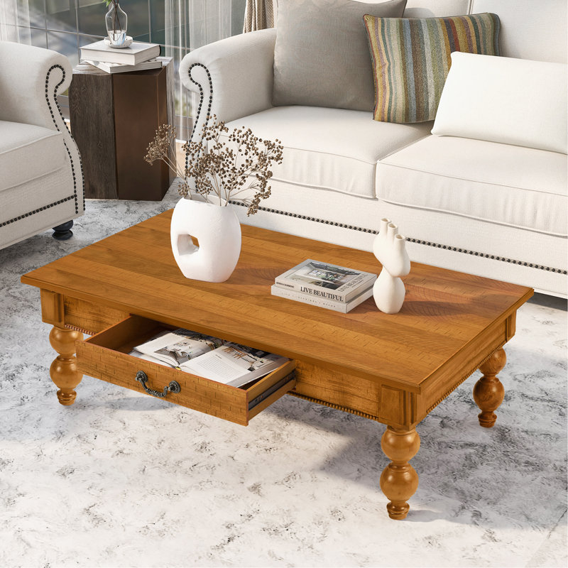 Table basse Rustic, Bois naturel