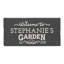 Garden Welcome 2-Line Personalized Etched Wall Slate Sign-1433944925-1434145477