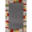 Tapis rayé à motif géométrique Gabbeh