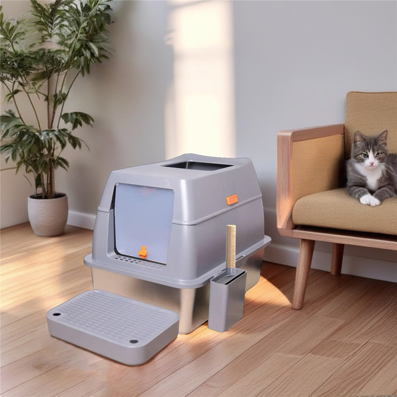 Orbisonia Litter Box Enclosure with Scoop