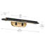 Applique murale 2 lumières 29,25 po Caillier en noir-610629692-610629695