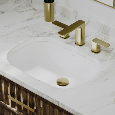 Lavabo de salle de bain ovale encastré en porcelaine vitrifiée blanc Karran Valera
