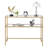 Hourigan 39.37'' Glass Top Console Table