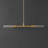 Khira 2 - Light Brass Linear Pendant