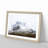 The Swiss Alps with a Flock of Birds in Abstract - Picture Frame Graphic Art Print-55770998-55770997