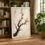 Blossoming Branch Japandi - Wrapped Canvas-666409433-666409439