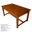 Delrosario Beech Solid Wood Base Dining Table-569692394