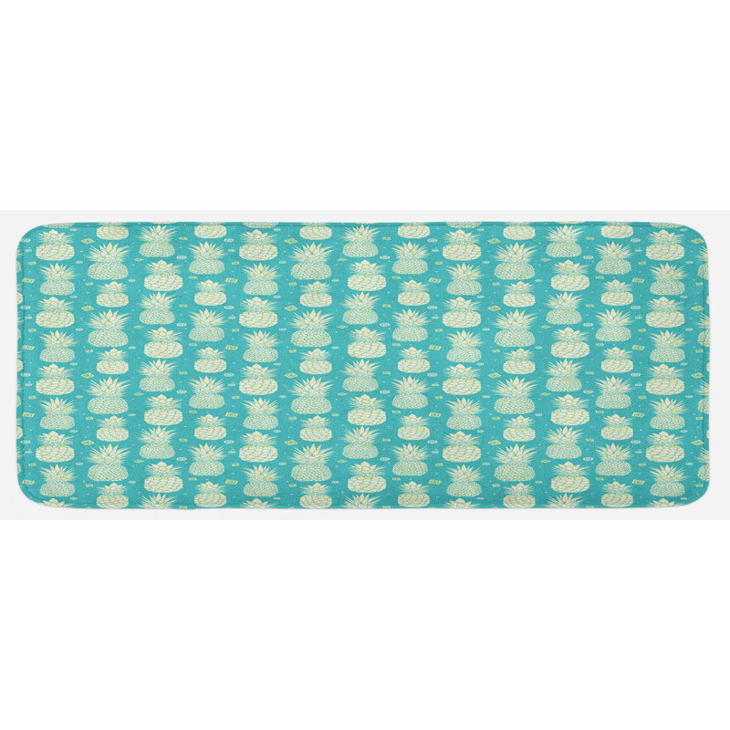 Tapis de cuisine ananas