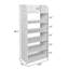 Étagère de rangement creuse sculptée - Tablette en bois-plastique lisse pour tous les styles de décoration intérieure