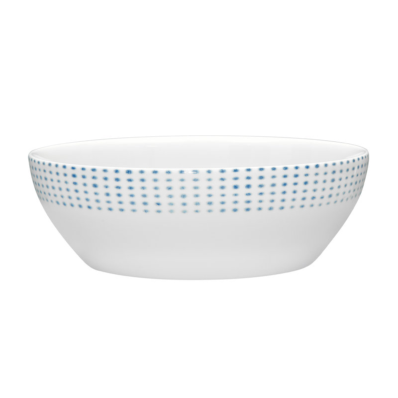 Noritake Hammock Round Vegetable Bowl, 96 Oz., Blue