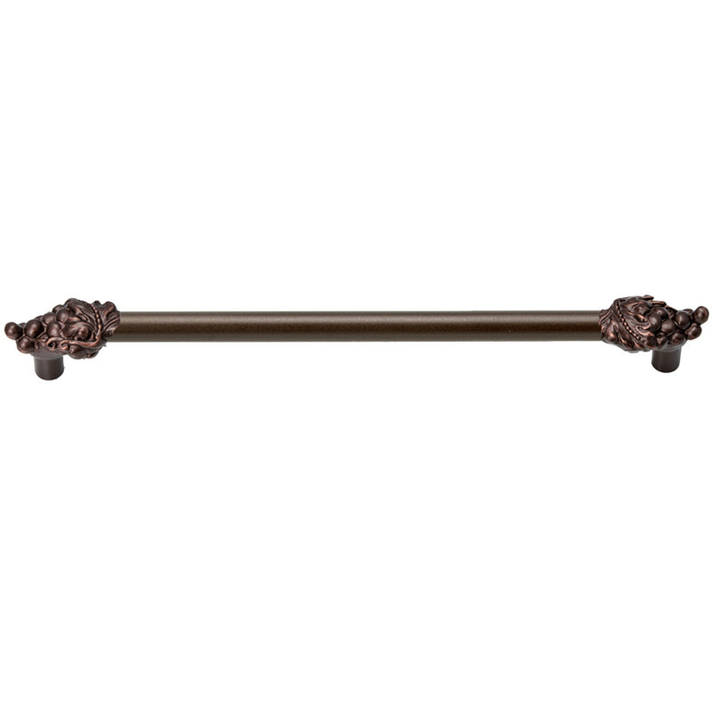 Bacchus avec 1/2 poignée ronde à barre lisse, 18", Bronze frotté à l'huile
