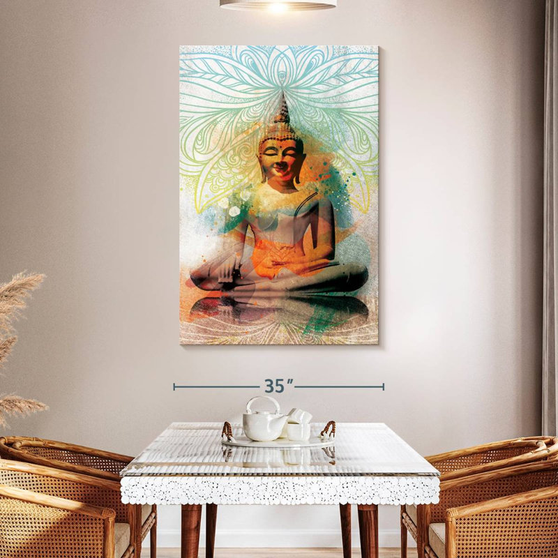" Sitting Buddha " by NirvanaDesigns, 51" H x 34" W