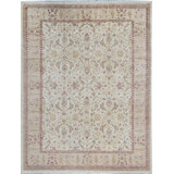 Ziegler Hand-Knotted High-Quality Beige and Brown Area Rug