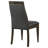 Ibo Upholstered Dining Side Chair Dark Walnut