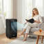 10,000 BTU Portable Air Conditioner for 440 sqft room, Timer, Black
