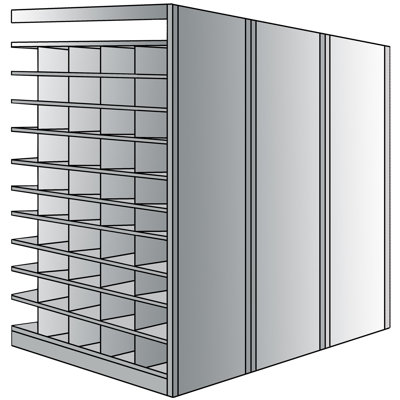 36 " W Add-On Unit Storage Rack