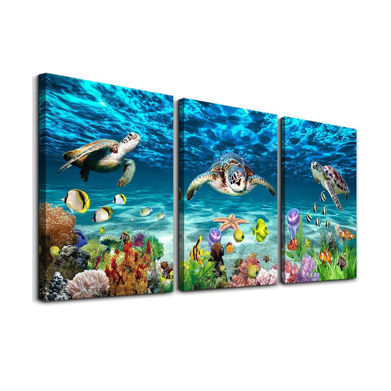 3 Piece Wrapped Canvas Print