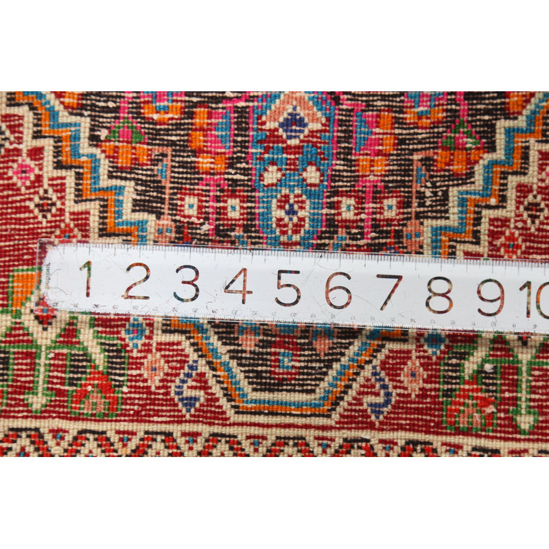 Tapis traditionnel en laine fait à la main 2 x 2 po