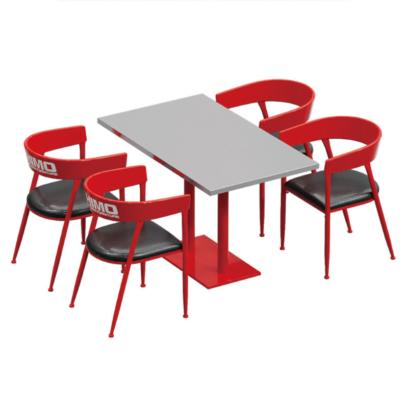 Murch 4 - Person Pedestal Dining Set, 29.6'' H x 47.3'' L x 27.6'' W, Red, Red