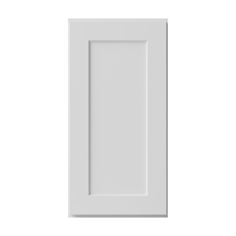 Armoire de cuisine en bois massif prête à assembler, H 30 po x l 15 po x P 12 po, White