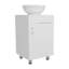 Bathroom Vanity With Sink, 1 Door, 4 Legs-1592930841