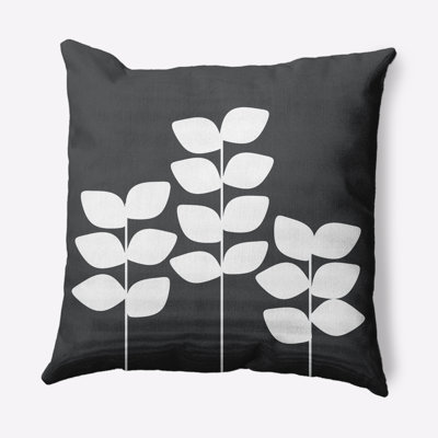 Floral Reversible Throw Pillow